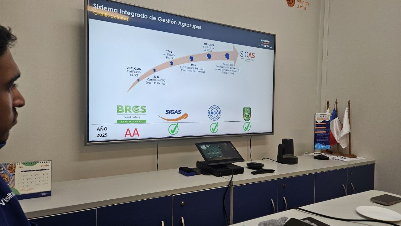 La Miranda integrated management system certifications slide